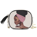 Bags Chain women's crossbody Shoulder bag Afro Girls Black Women High-quality PU Leather handbag Messenger Bag Small Square Bags