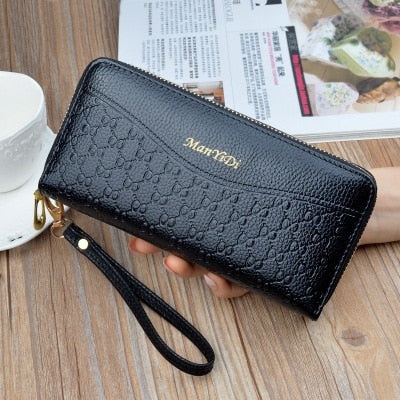 Long Women's Wallet Female Purses Tassel Coin Purse Card Holder Wallets Female Pu Leather Clutch Money Bag Pu Leather Wallet