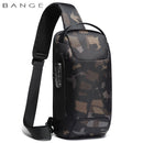 Anti-theft Men's Crossbody bag Waterproof shoulder Bags USB Charging Bag