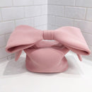 2022 New Spring Summer Woman New Personality Pink Color Spliced Bow Many Wear Methods Handbag All Match Evening Clutch Bags Cute